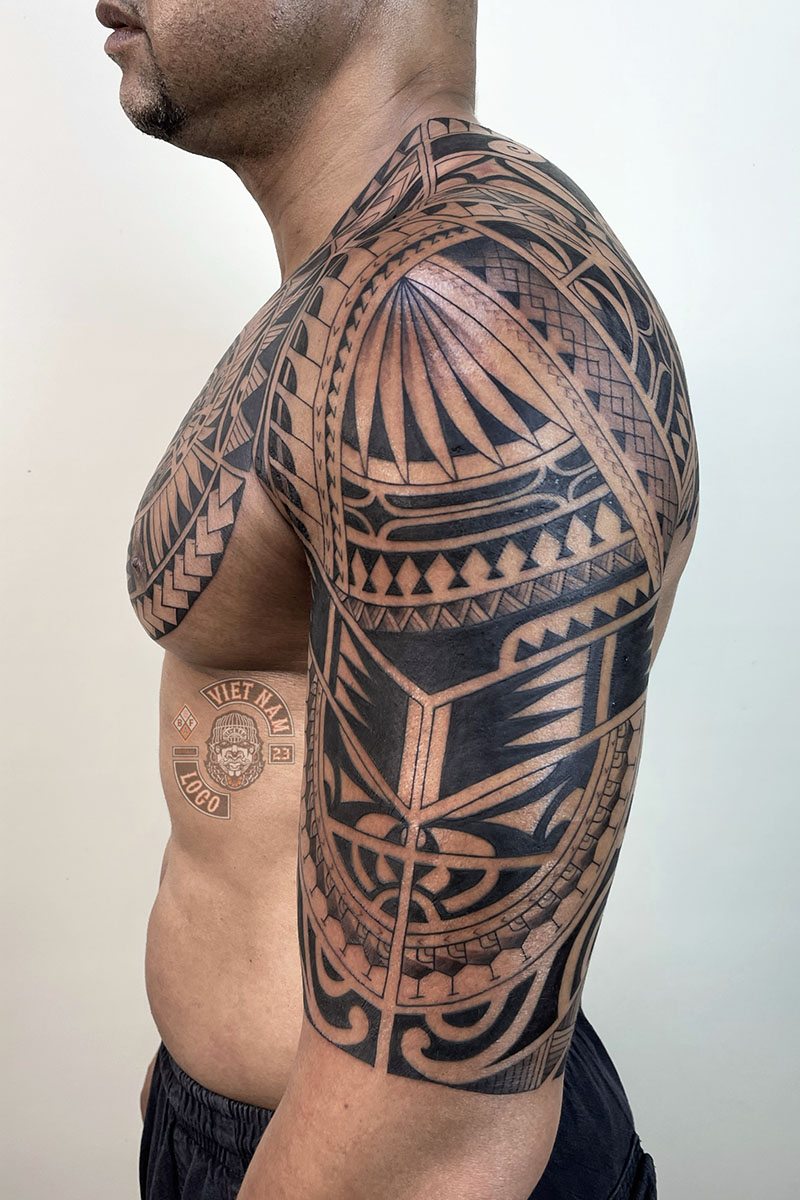 sửa hình xăm ở bắp tay