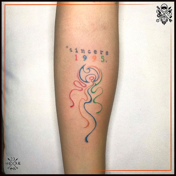 thiết kế hình xăm năm sinh gia đình, thiết kế hình xăm ngày tháng năm sinh