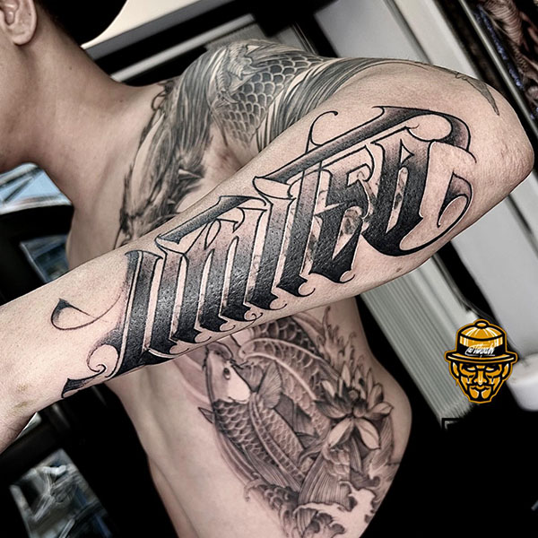 thiết kế hình xăm theo tên